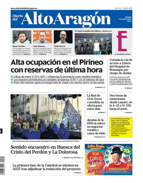 Cover of Diario del Alto Aragon