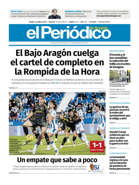 Cover of El Periodico Aragon