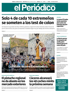 Cover of El Periodico Extremadura