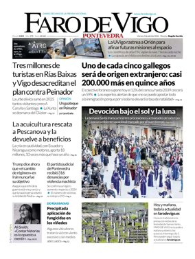 Cover of Faro de Vigo (Pontevedra)