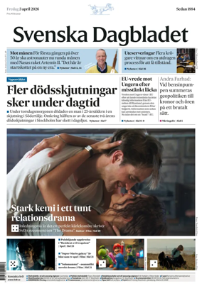 Cover of Svenska Dagbladet