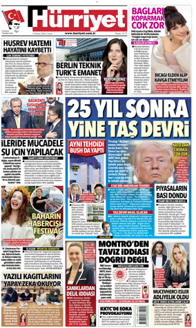 Cover of Hurriyet