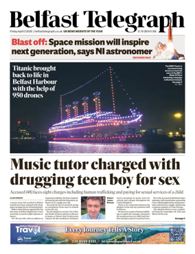 Cover of Belfast Telegraph
