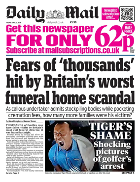 Cover of Daily Mail
