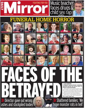 Cover of Daily Mirror (Northern Ireland)