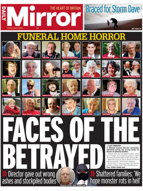 Cover of Daily Mirror