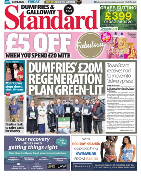 Cover of Dumfries & Galloway Standard