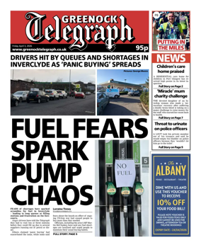 Cover of Greenock Telegraph