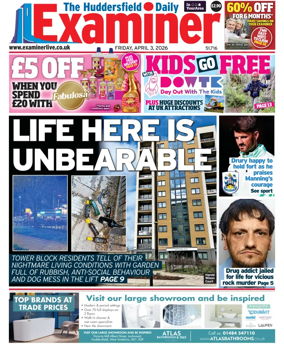 Cover of Huddersfield Daily Examiner