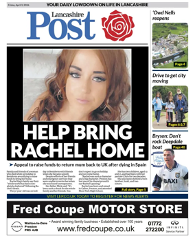 Cover of Lancashire Evening Post