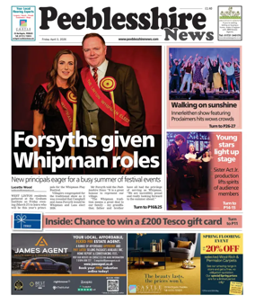 Cover of Peebleshire News