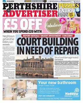 Cover of Perthshire Advertiser