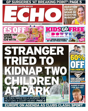 Cover of South Wales Echo