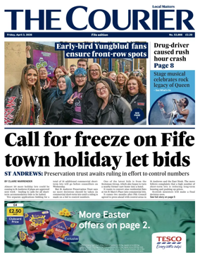 Cover of The Courier & Advertiser (Fife Edition)
