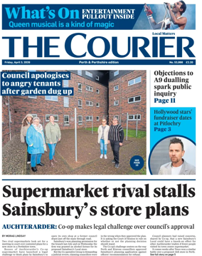 Cover of The Courier & Advertiser (Perth and Perthshire Edition)