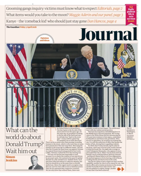 Cover of The Guardian e-paper Journal
