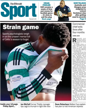 Cover of Herald Sport
