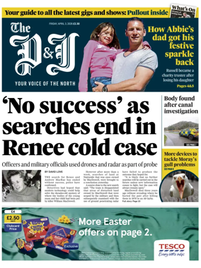 Cover of The Press and Journal (Inverness Highlands and Islands)