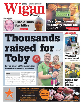 Cover of Wigan Evening Post