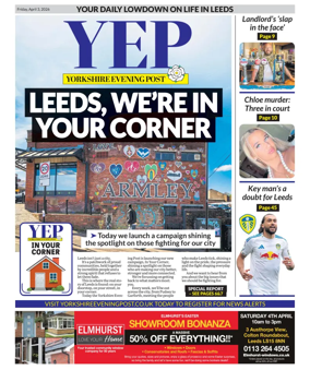Cover of Yorkshire Evening Post