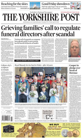 Cover of Yorkshire Post