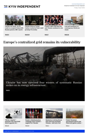 Cover of The Kyiv Independent