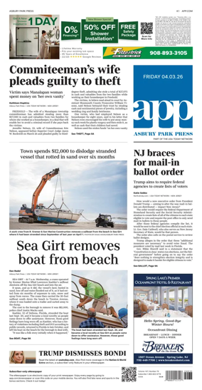 Cover of Asbury Park Press