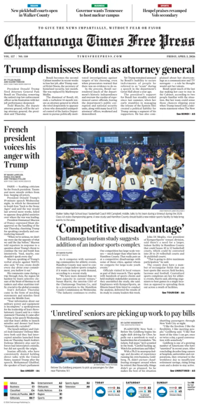 Cover of Chattanooga Times Free Press