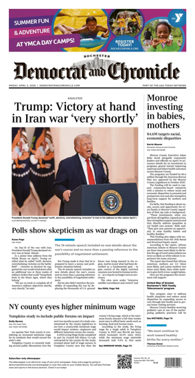 Cover of Democrat and Chronicle