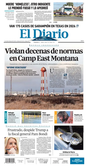 Cover of El Diario de El Paso