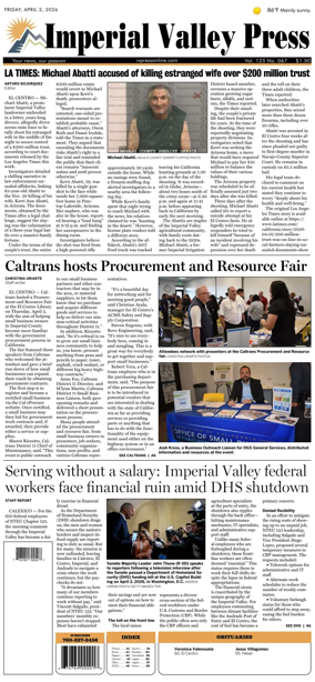 Cover of Imperial Valley Press