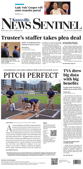 Cover of Knoxville News Sentinel