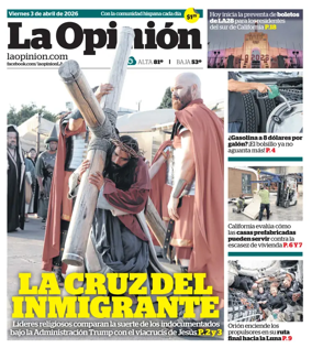 Cover of La Opinion