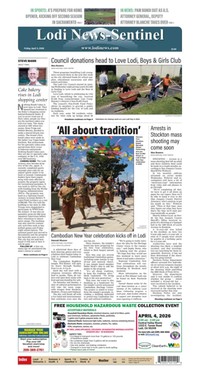 Cover of Lodi News-Sentinel