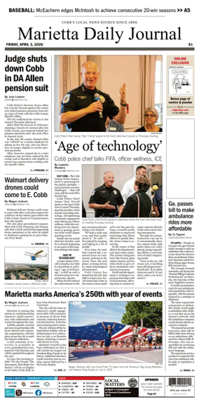 Cover of Marietta Daily Journal