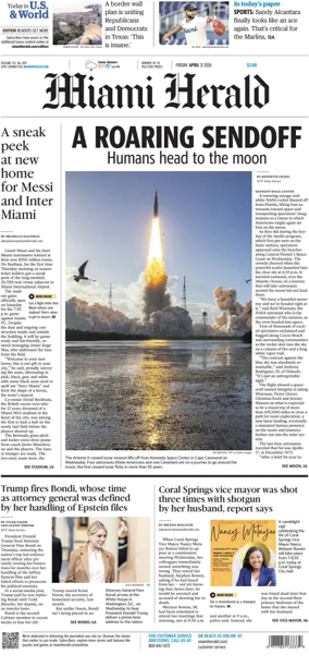 Cover of Miami Herald