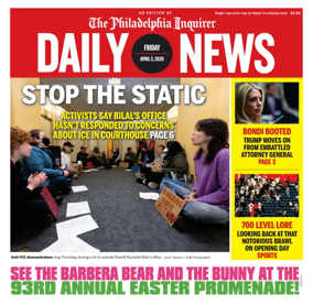 Cover of Philadelphia Daily News