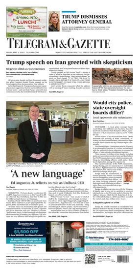 Cover of Telegram & Gazette