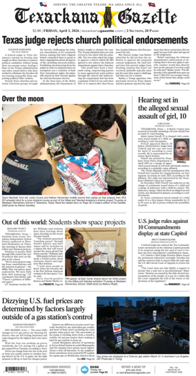 Cover of Texarkana Gazette