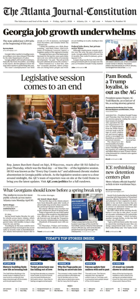Cover of The Atlanta Journal-Constitution