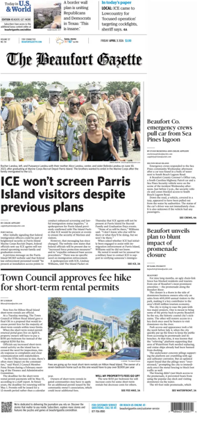 Cover of The Beaufort Gazette