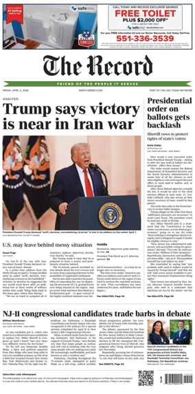 Cover of The Bergen Record