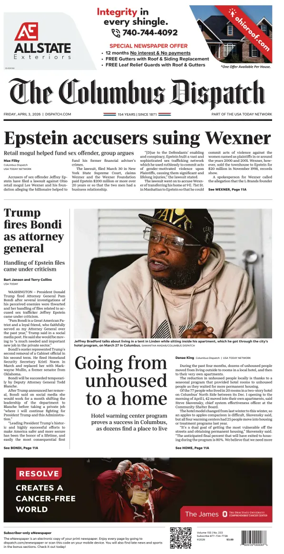 Cover of The Columbus Dispatch