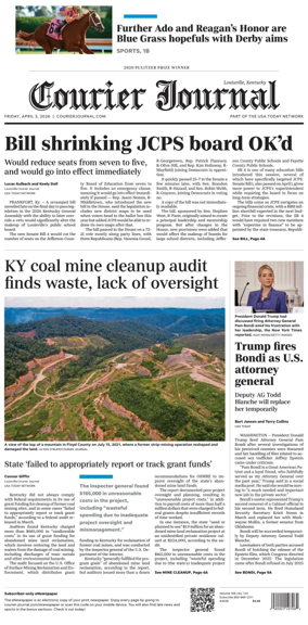 Cover of The Courier-Journal (Louisville)