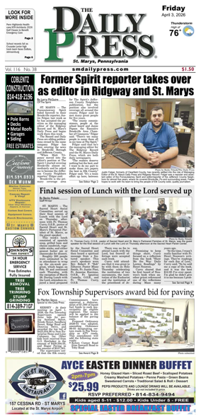 Cover of The Daily Press