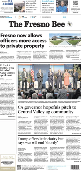 Cover of The Fresno Bee