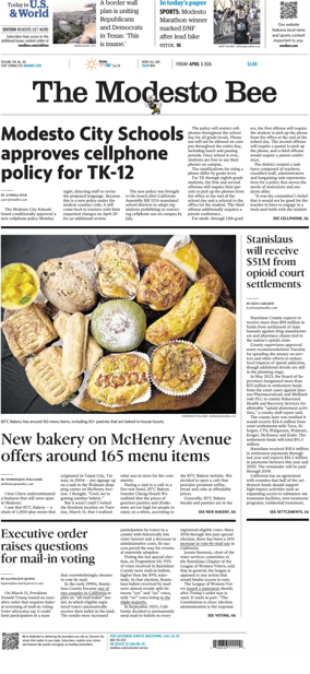 Cover of The Modesto Bee