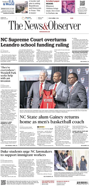 Cover of The News & Observer