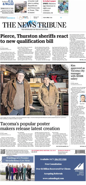 Cover of The News Tribune