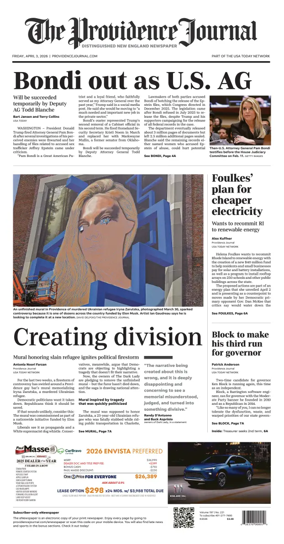 Cover of The Providence Journal